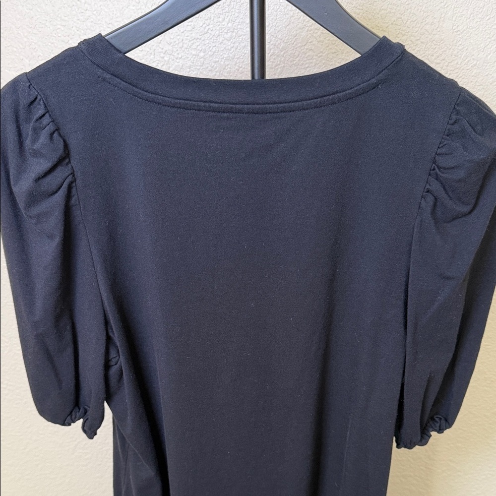 Amazon Essentials Black Puff Sleeve Tee - Picture 6 of 9